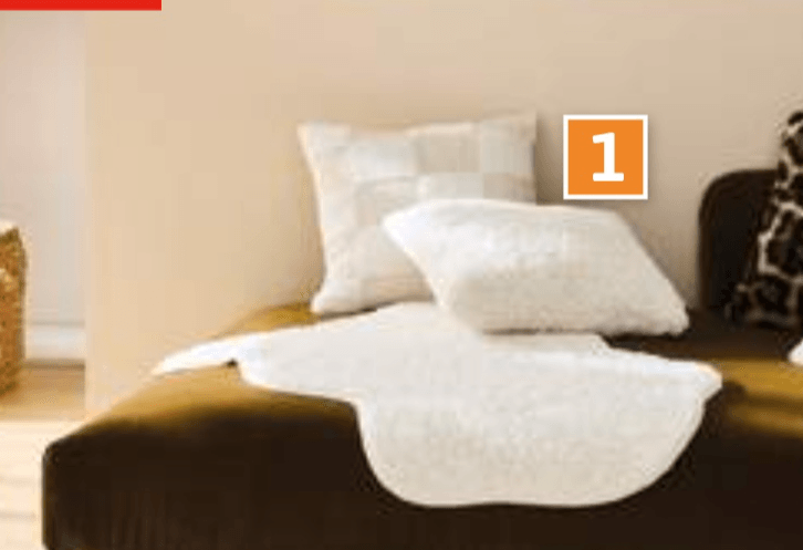 Blazina umetno krzno 40 x 40 cm