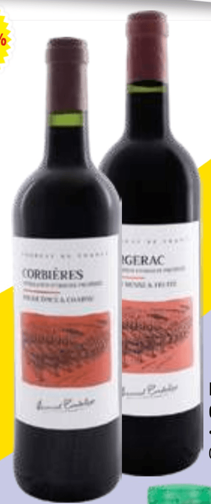 Bergerac ali Corbières 0,75 l