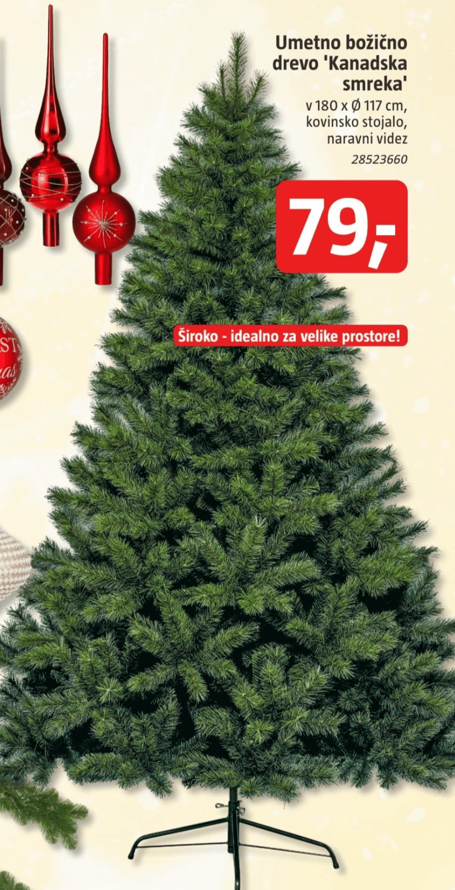 Umetno božično drevo 'Kanadska smreka'