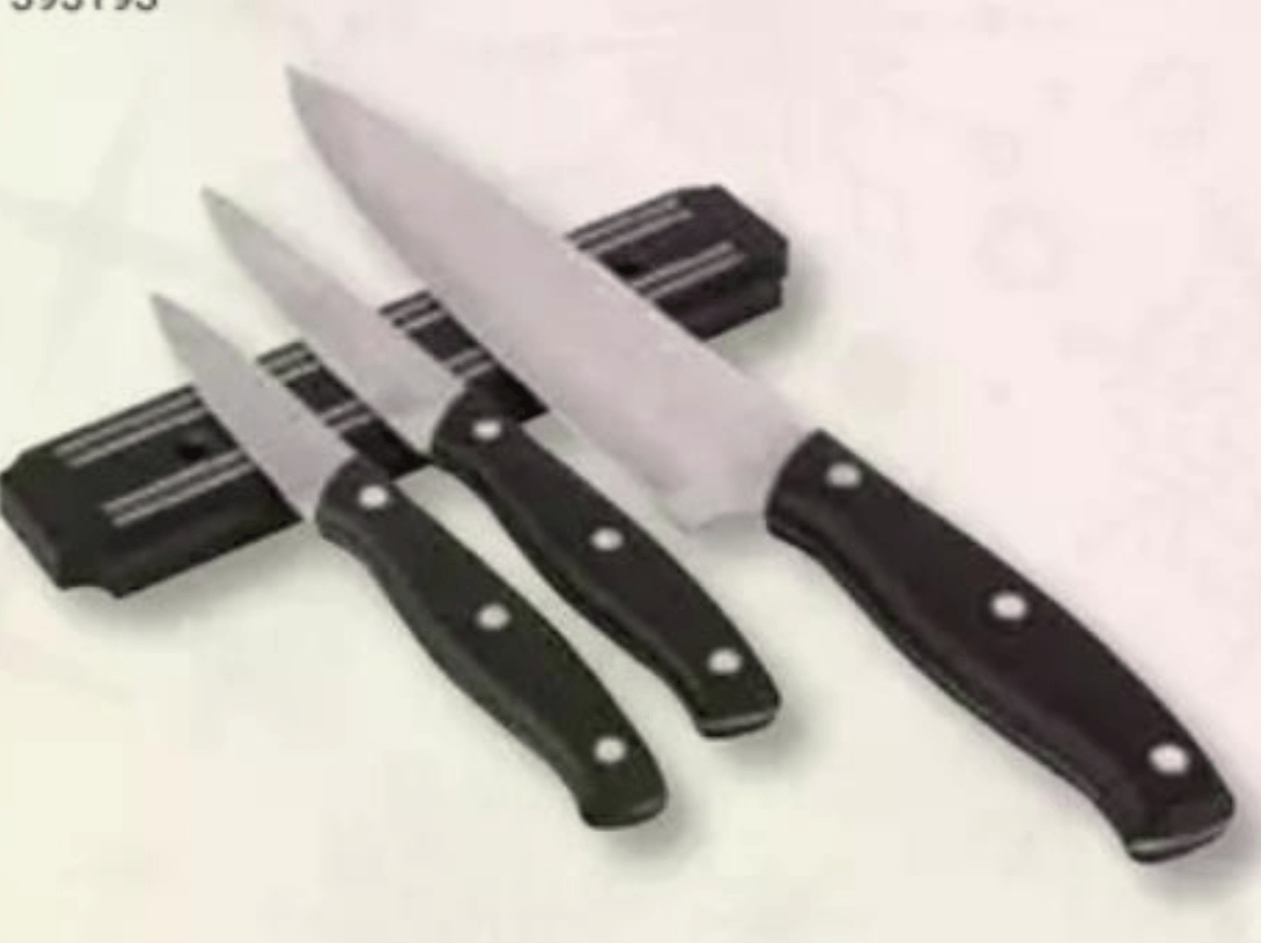 Set nožev na magnetnem držalu 4/1