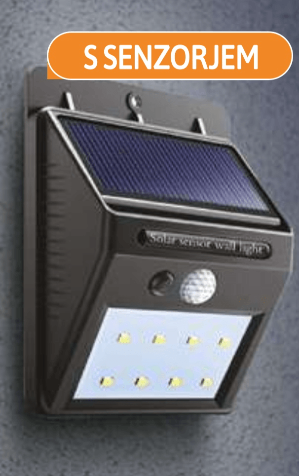 Solarna LED svetilka - Akcija v trgovini E.Leclerc