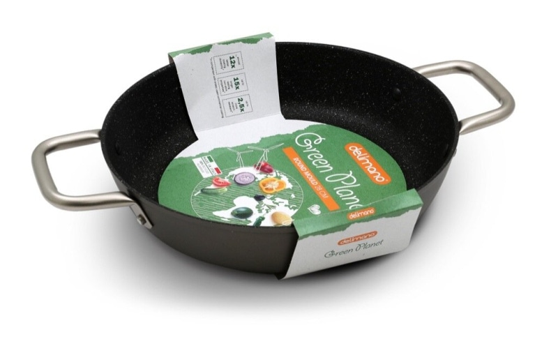 Delimano Green Planet ponev, visoka, 2 ročaja 28 cm - Akcija v trgovini Mercator