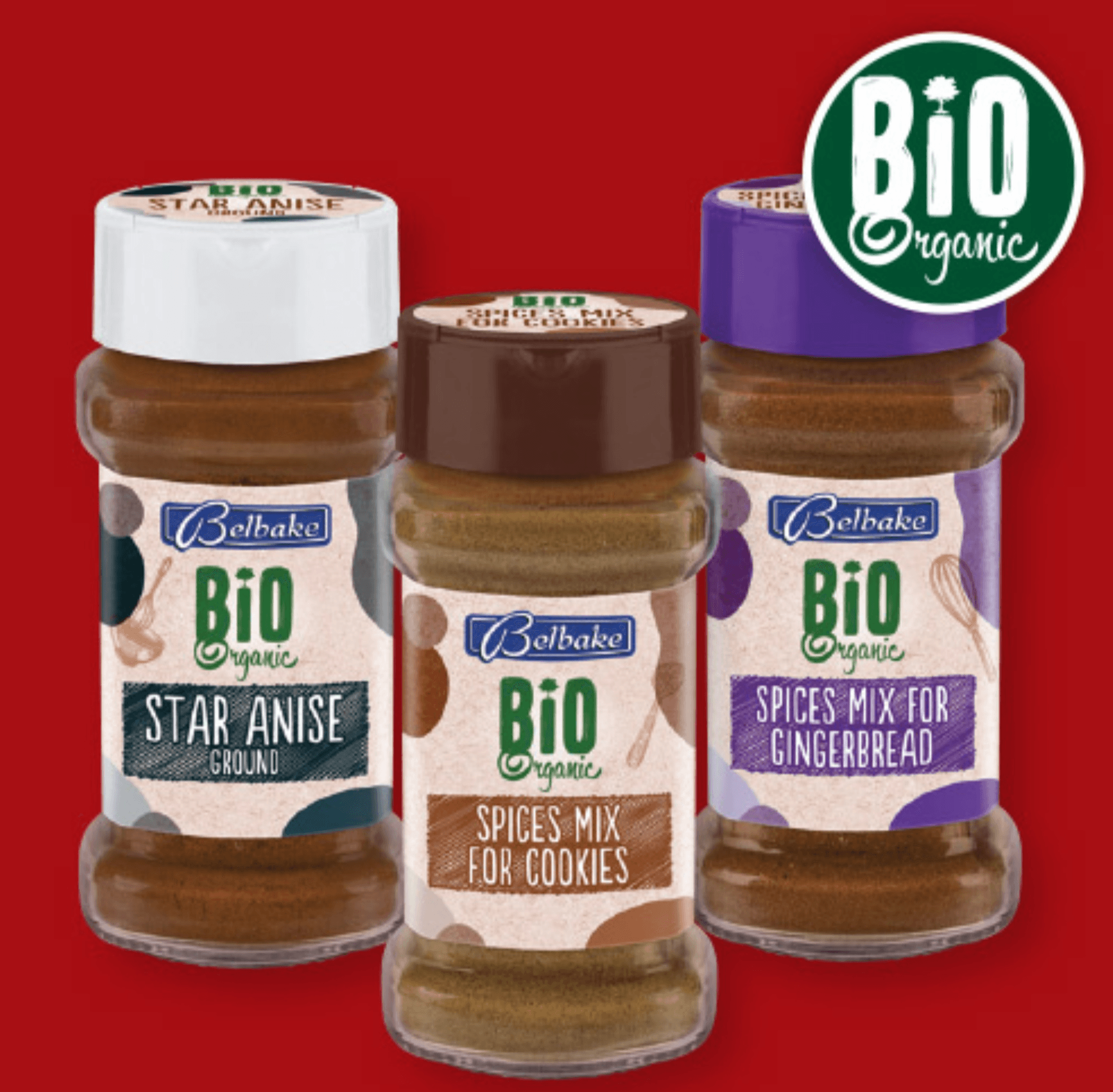 Belbake Bio začimbe za piškote 35-45 g