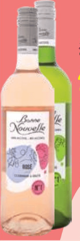 Brezalkoholna fermentirana pijača iz grozdja Bonne Nouvelle 0,75 l
