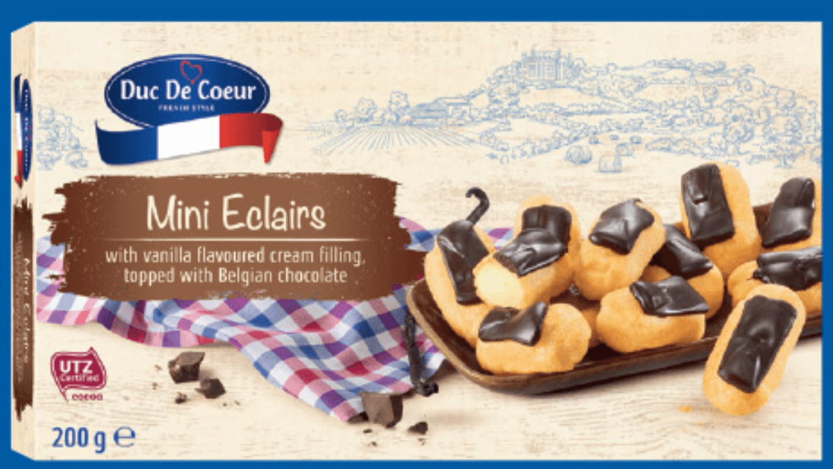 Duc De Coeur Sladica „Mini Eclairs“ 200 g - Akcija v trgovini Lidl