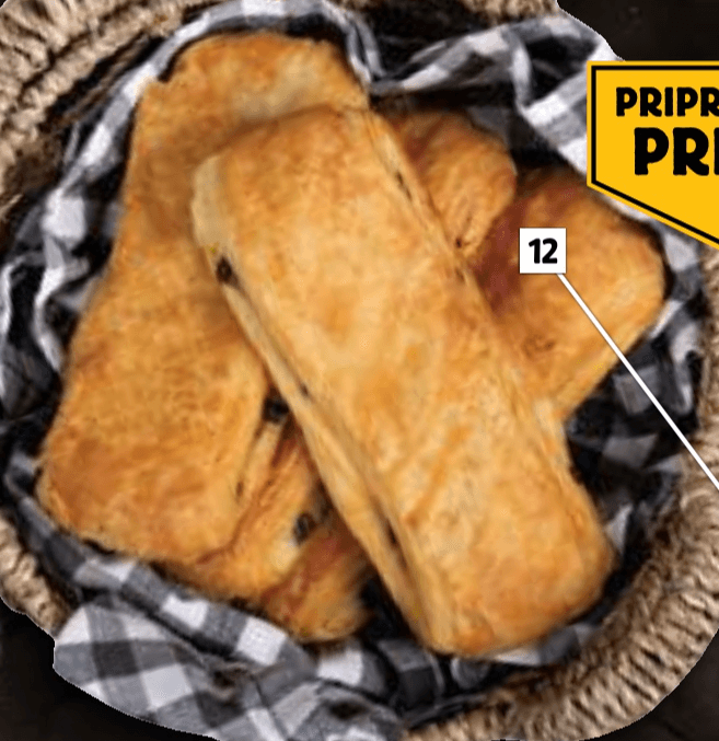 Maxi švica z vanilijevo kremo 4 kosi (400 g)