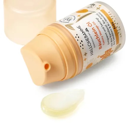 HALLOHEBAMME olje za masažo dojenčkovega trebuščka 50 ml