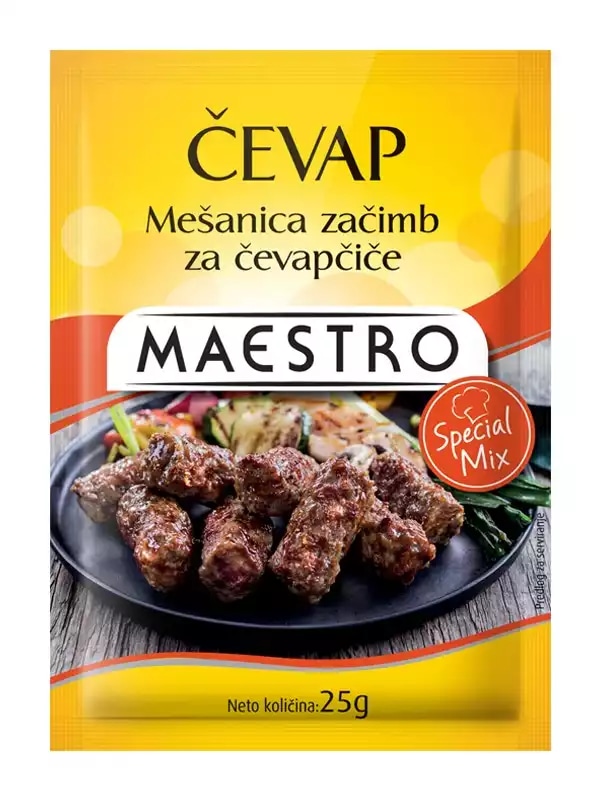Začimbe Maestro v vrečki 25 g, 50 g Maestro