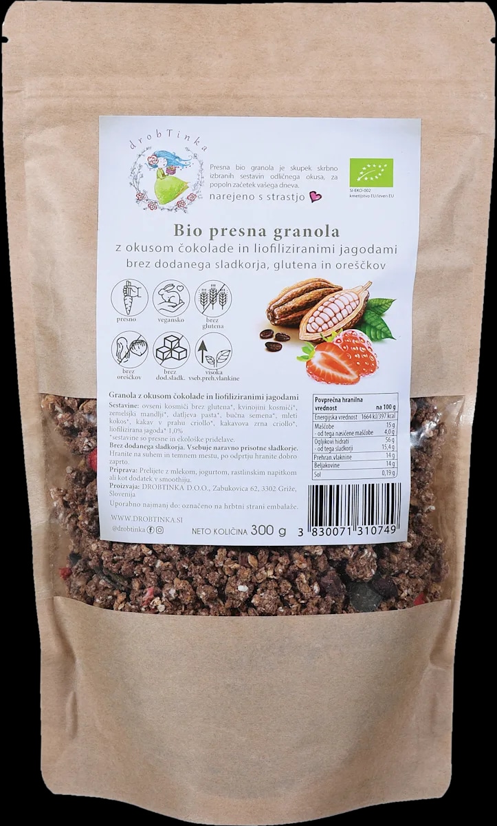 drobTinka bio presna granola 300 g