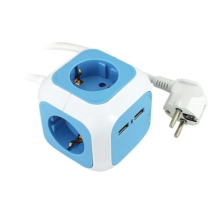 Prenosna vtičnica Commel Kocka