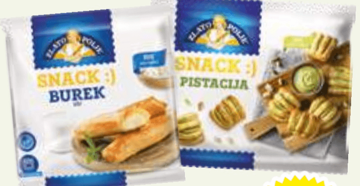 Zlato Polje Blazinica s pistacijevim nadevom Snack 500 g