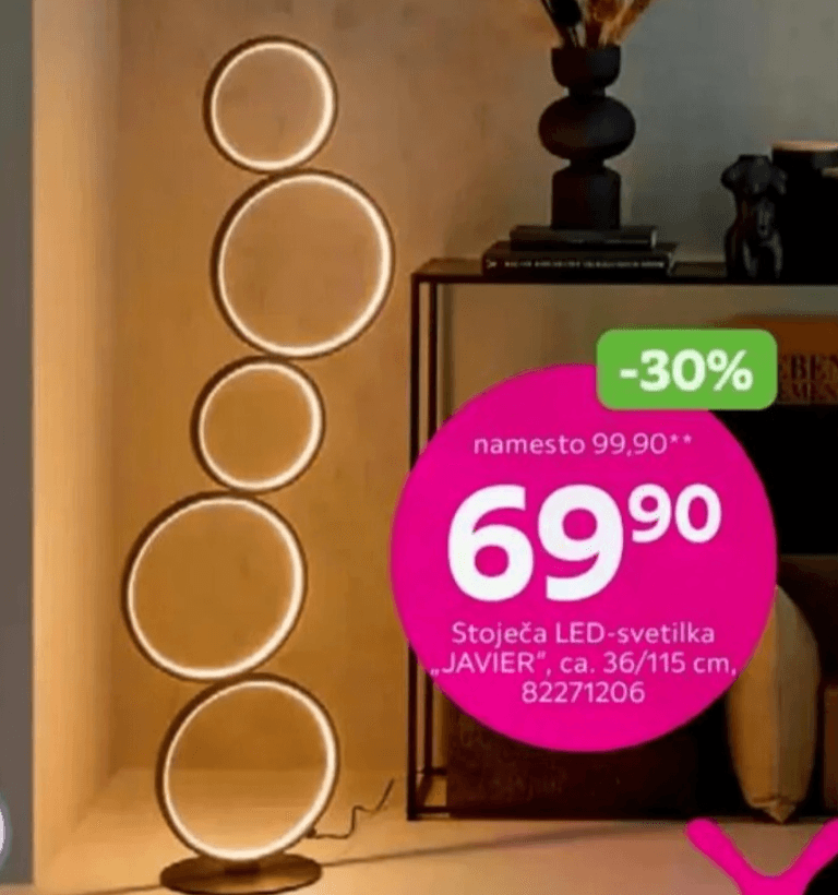 Stoječa LED-svetilka „JAVIER"