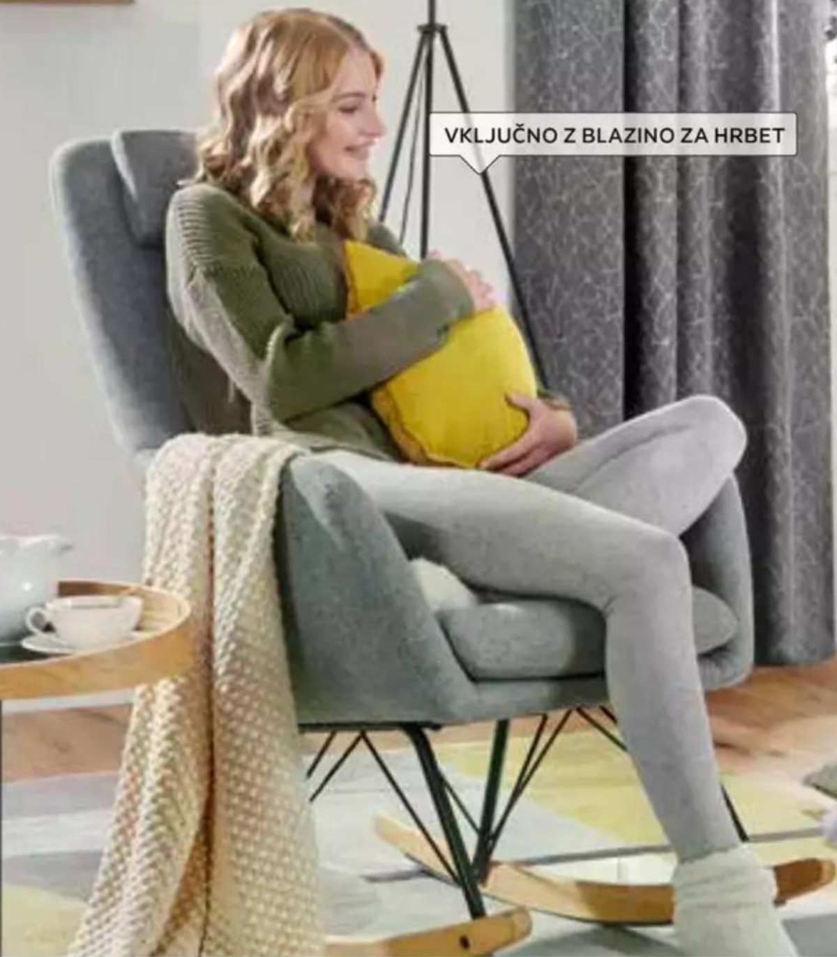 Jimmylee Stol za dojenje „LISA" 67 X 107 cm - Akcija v trgovini Lesnina