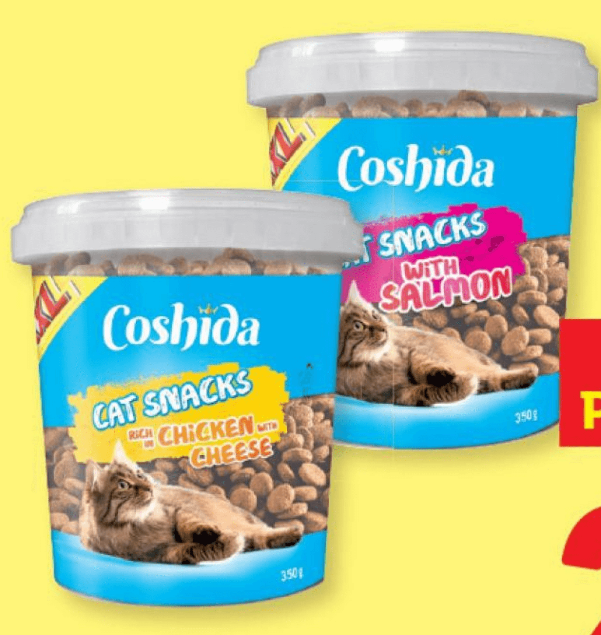 Coshida Prigrizki za mačke v lončku 350 g