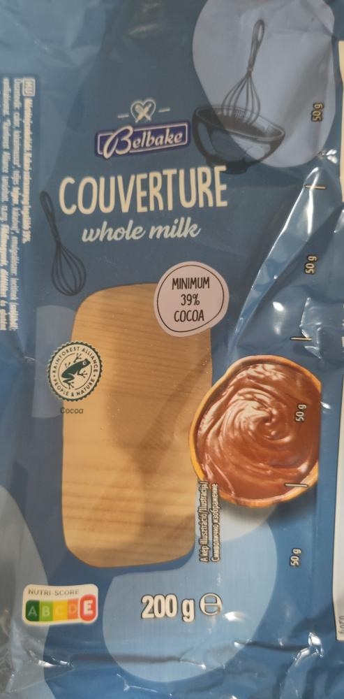 Belbake Couverture Milk Chocolate 200 g