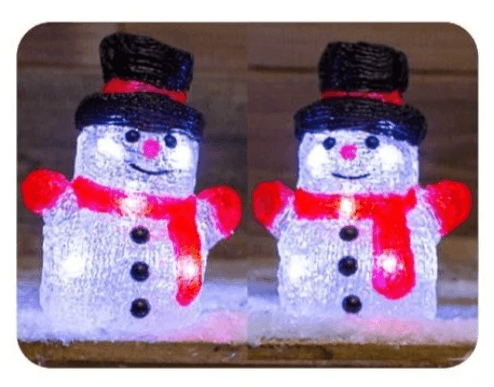 LED svetlobna veriga 'Snežak'