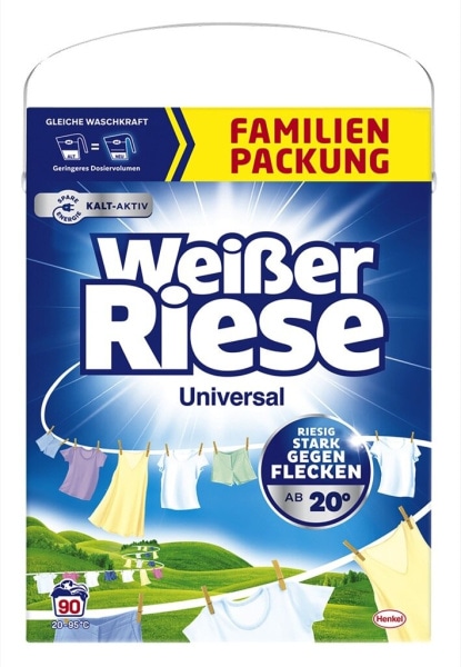 Weisser Riese za pranje perila 4,5 l, 100 pranj ali 4,95 kg, 90 pranj ali kapsule, 80/1