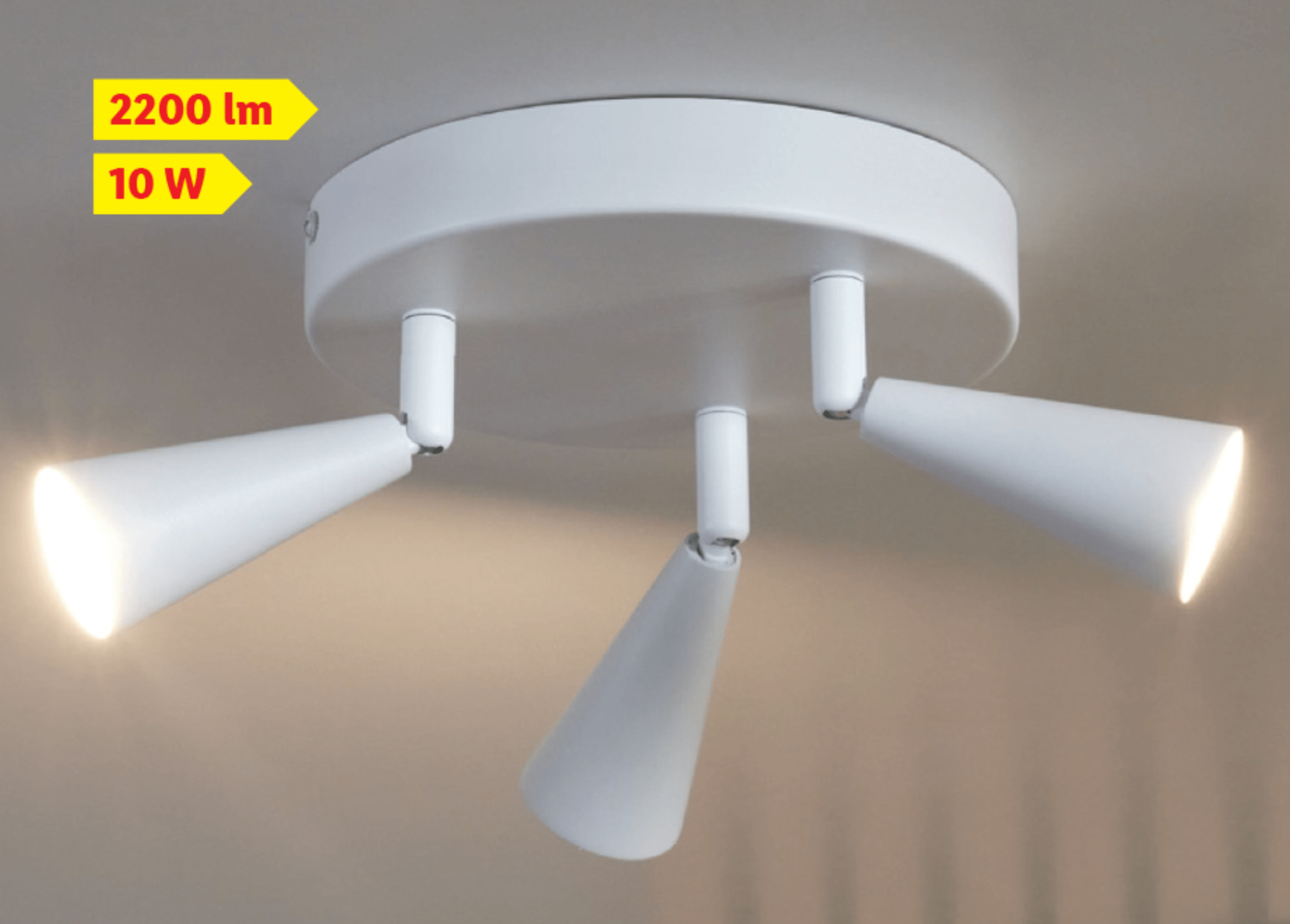 LIVARNO home Stropna LED-svetilka