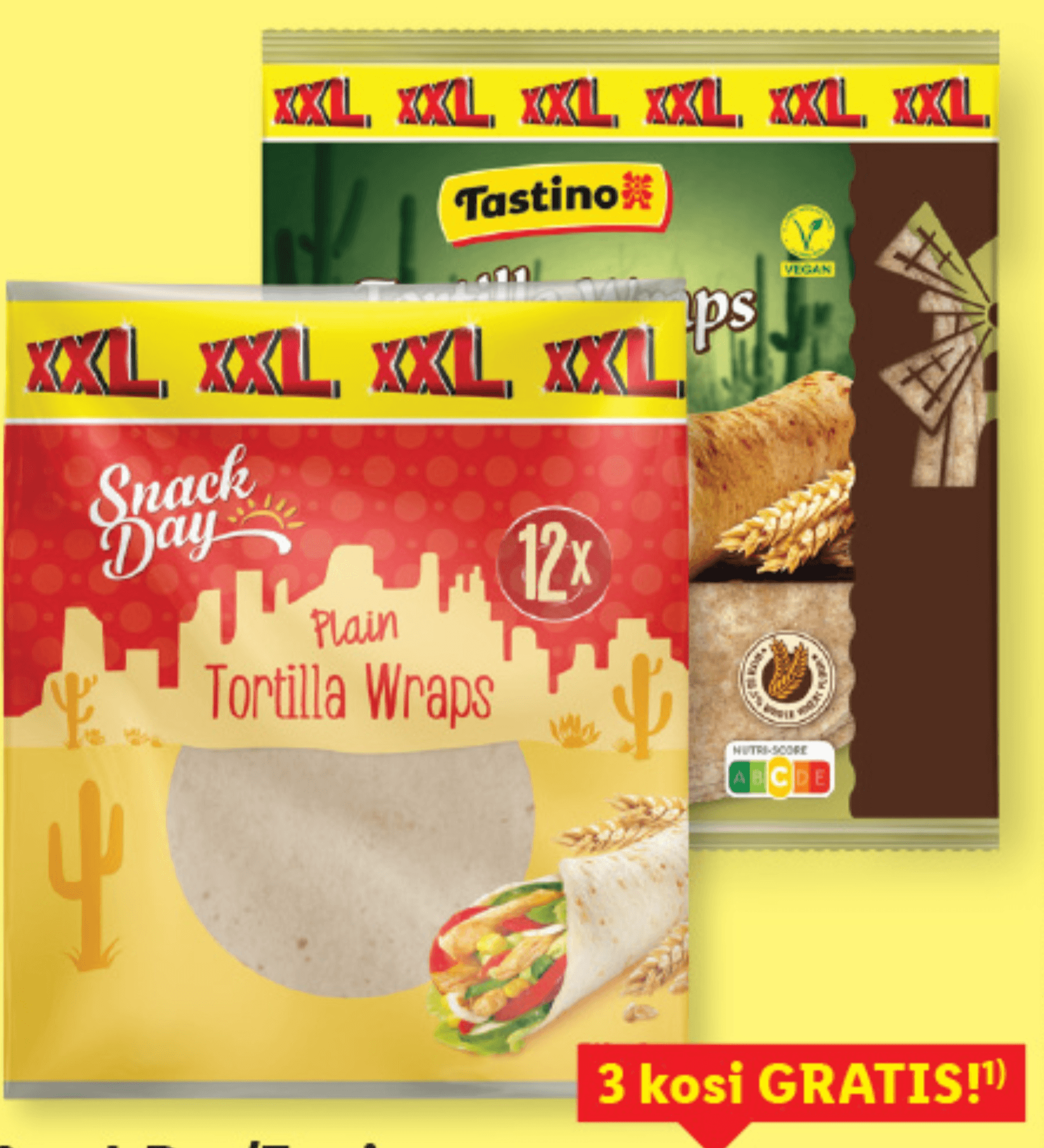 Snack Day/Tastino Tortilje 740 g