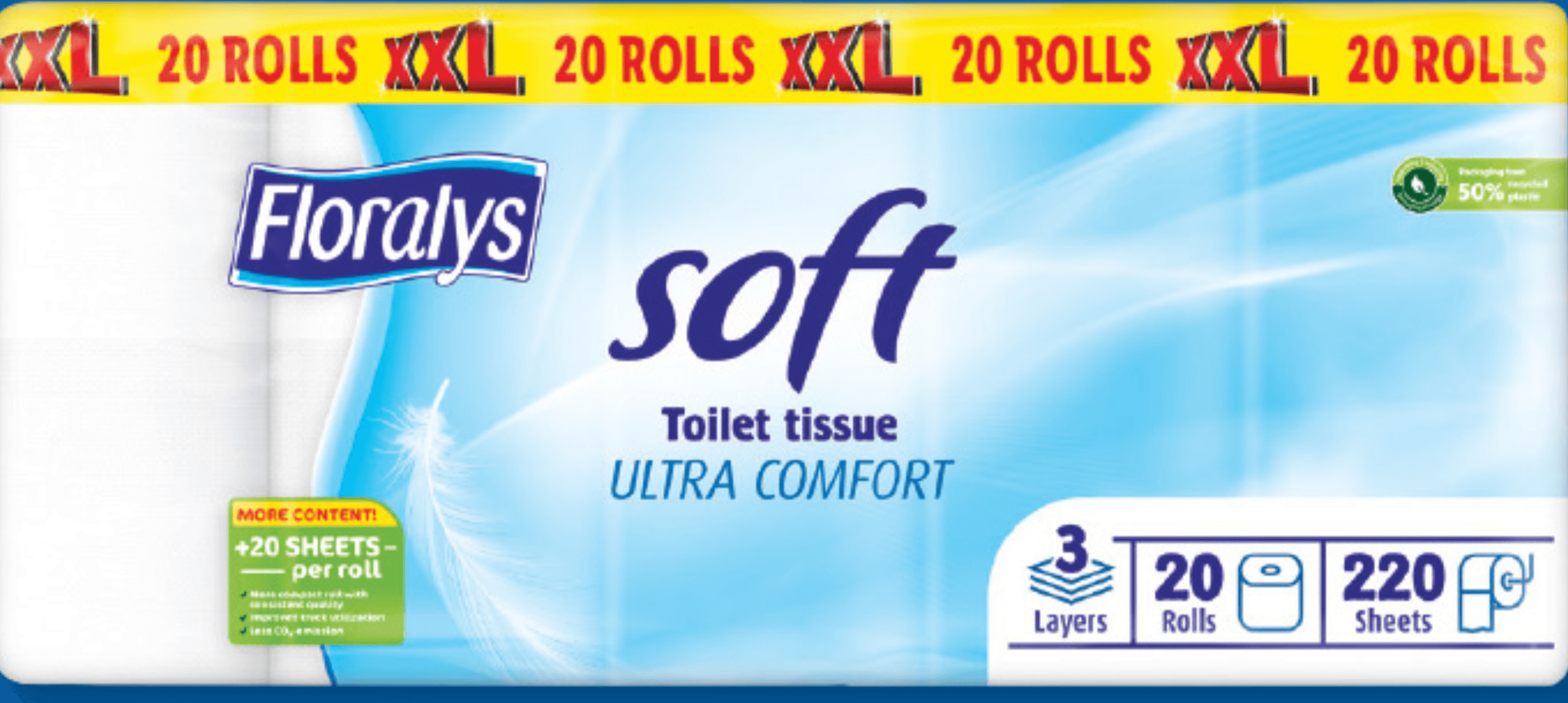 Floralys Toaletni papir XXL 20 rolic