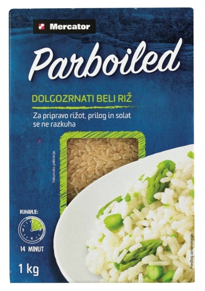 Riž Mercator dolgozrnati 1 kg