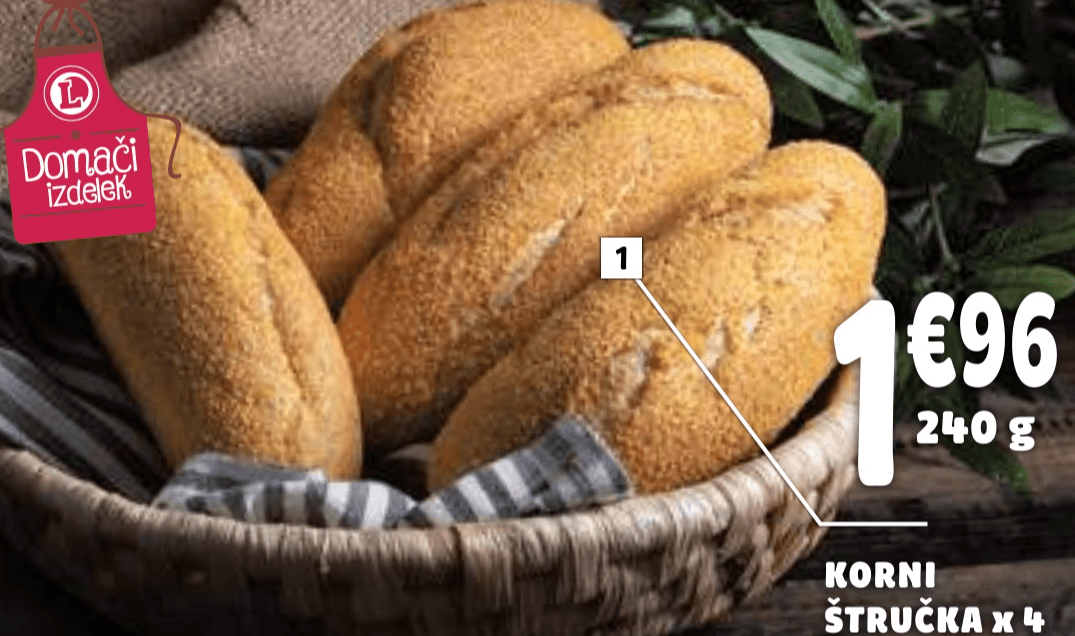 Korni štručka x 4