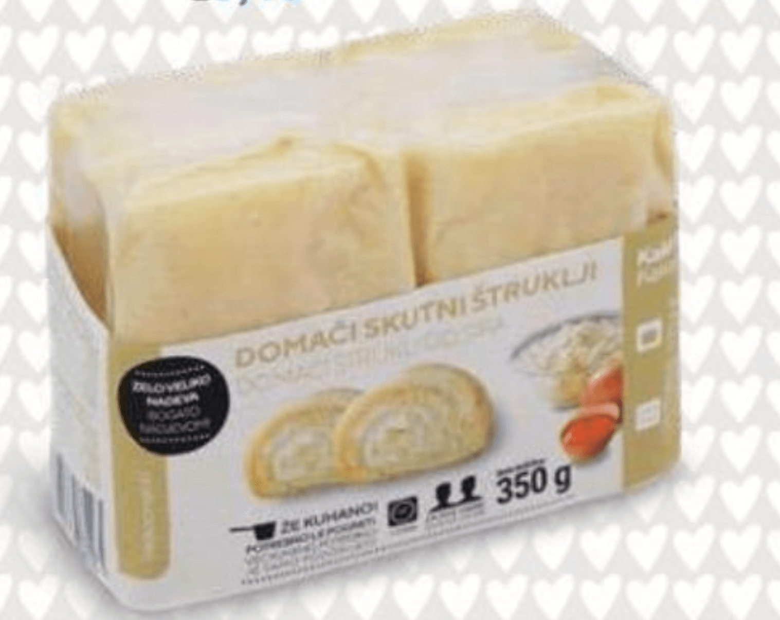 Domači skutni štruklji 350 g