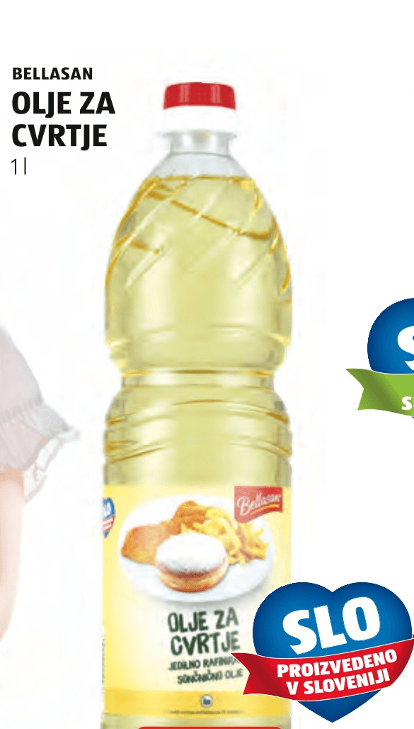 Bellasan Olje za cvrtje 1 l - Akcija v trgovini Hofer