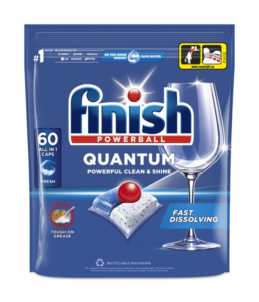Tablete za strojno pomivanje posode Finish 60 tablet ali 80 tablet ali 60 tablet