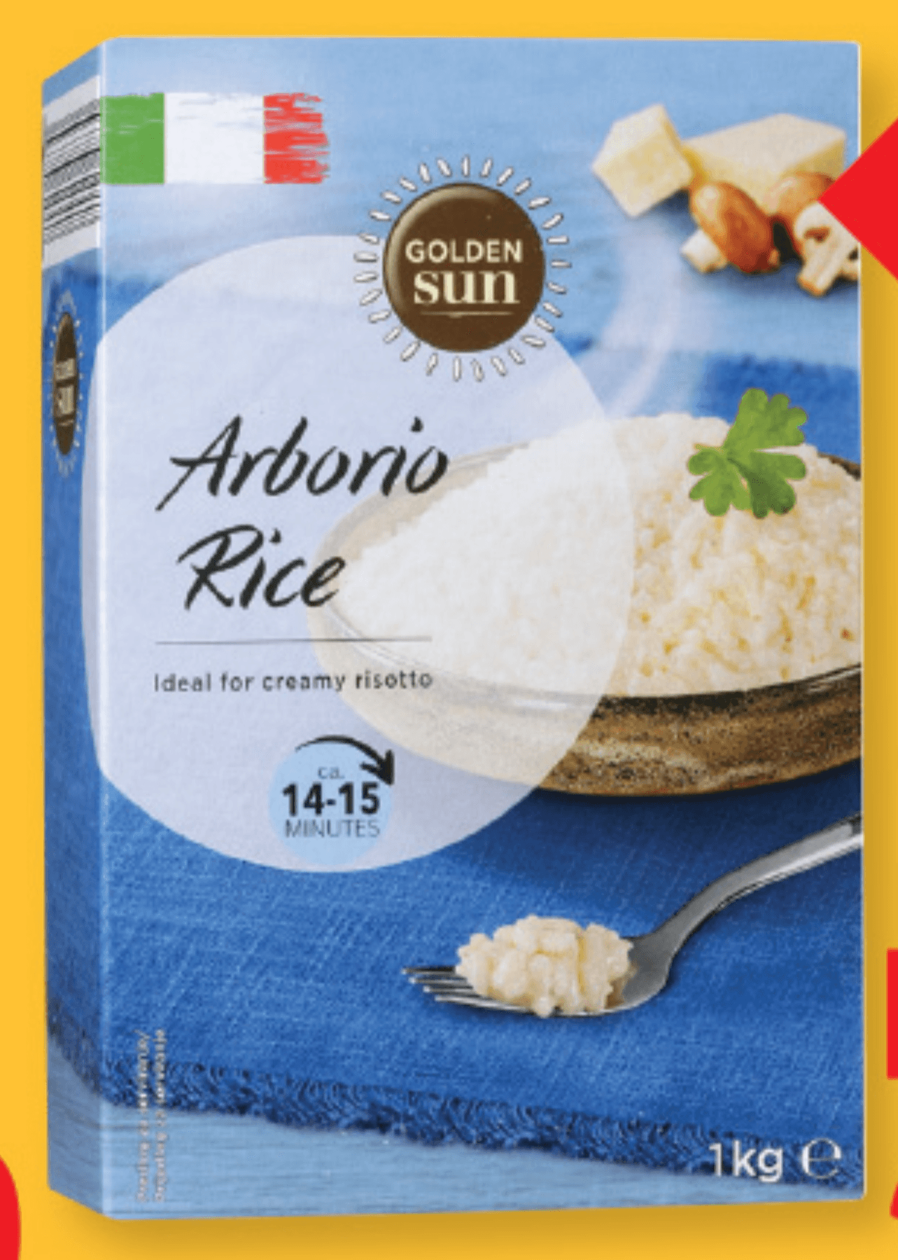 GOLDEN SUN Dolgozrnati riž Arborio 1 kg - Akcija v trgovini Lidl