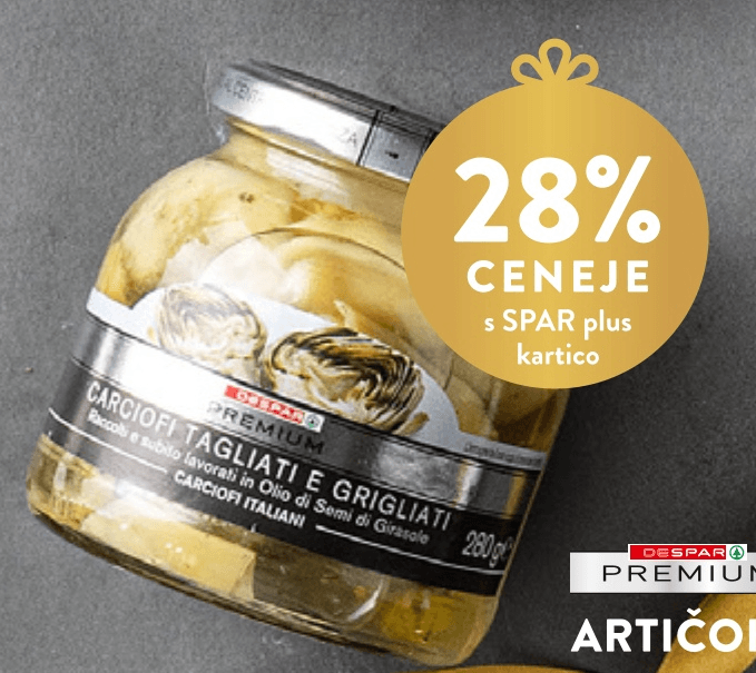 Artičoke v oljčnem olju 280 g