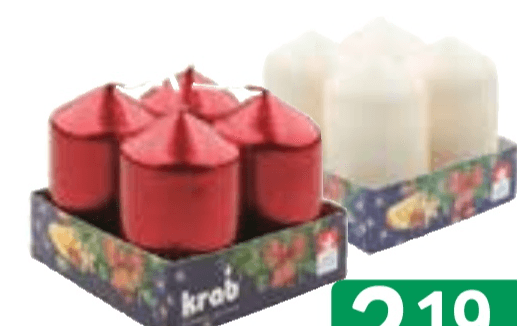 Adventna sveča 4 kom