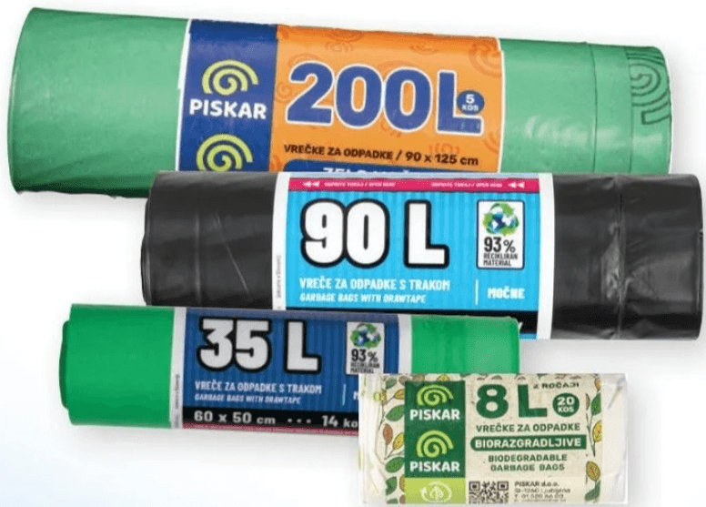 Piskar vrečke za smeti Piskar
