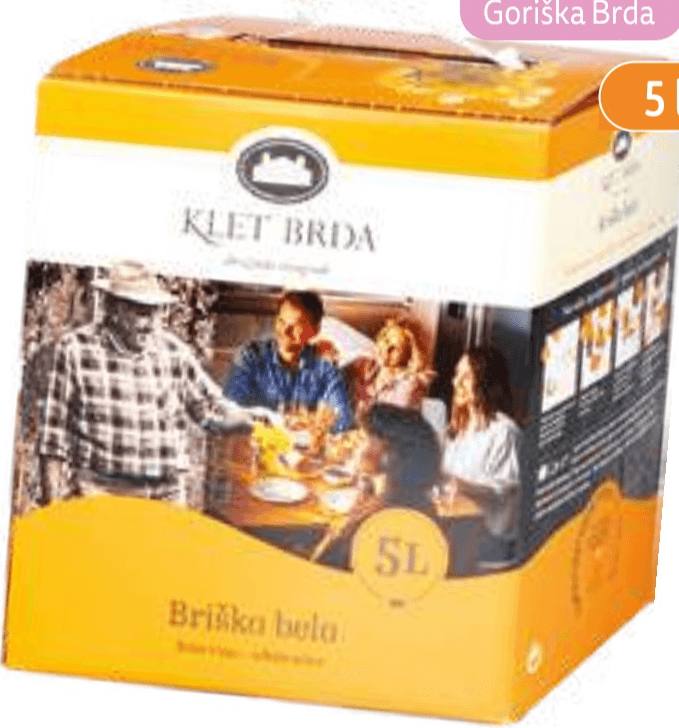 DEŽELNO VINO PGO BRIŠKO BELO 5 l