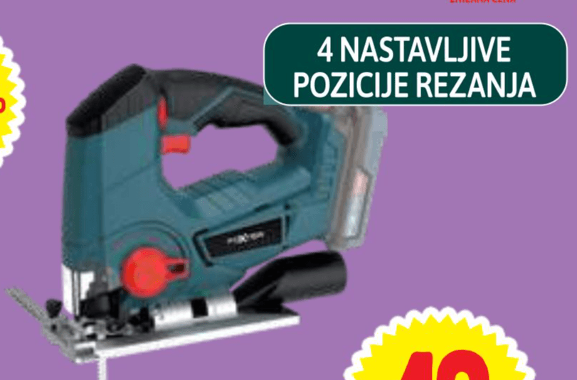 Vbodna žaga Foxter - Akcija v trgovini E.Leclerc