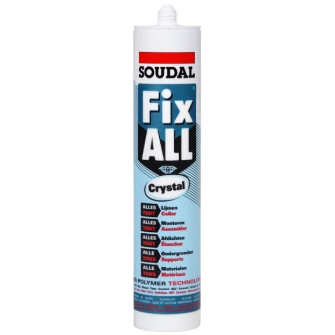 Montažno lepilo Fix All Crystal 2 x 290 ml