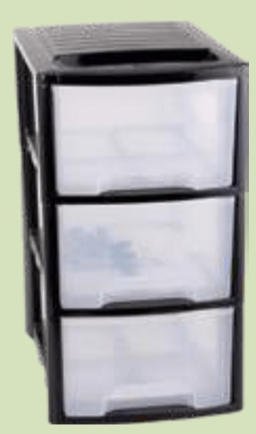 Predalnik s tremi predali