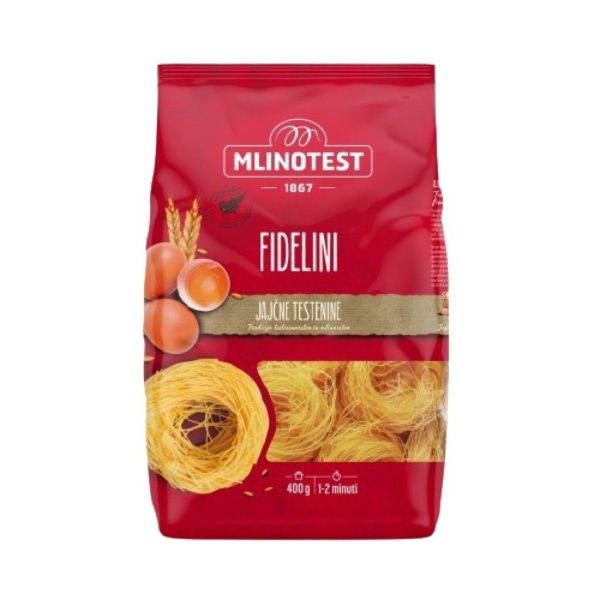 Jušni rezanci Fidelini Mlinotest 400 g