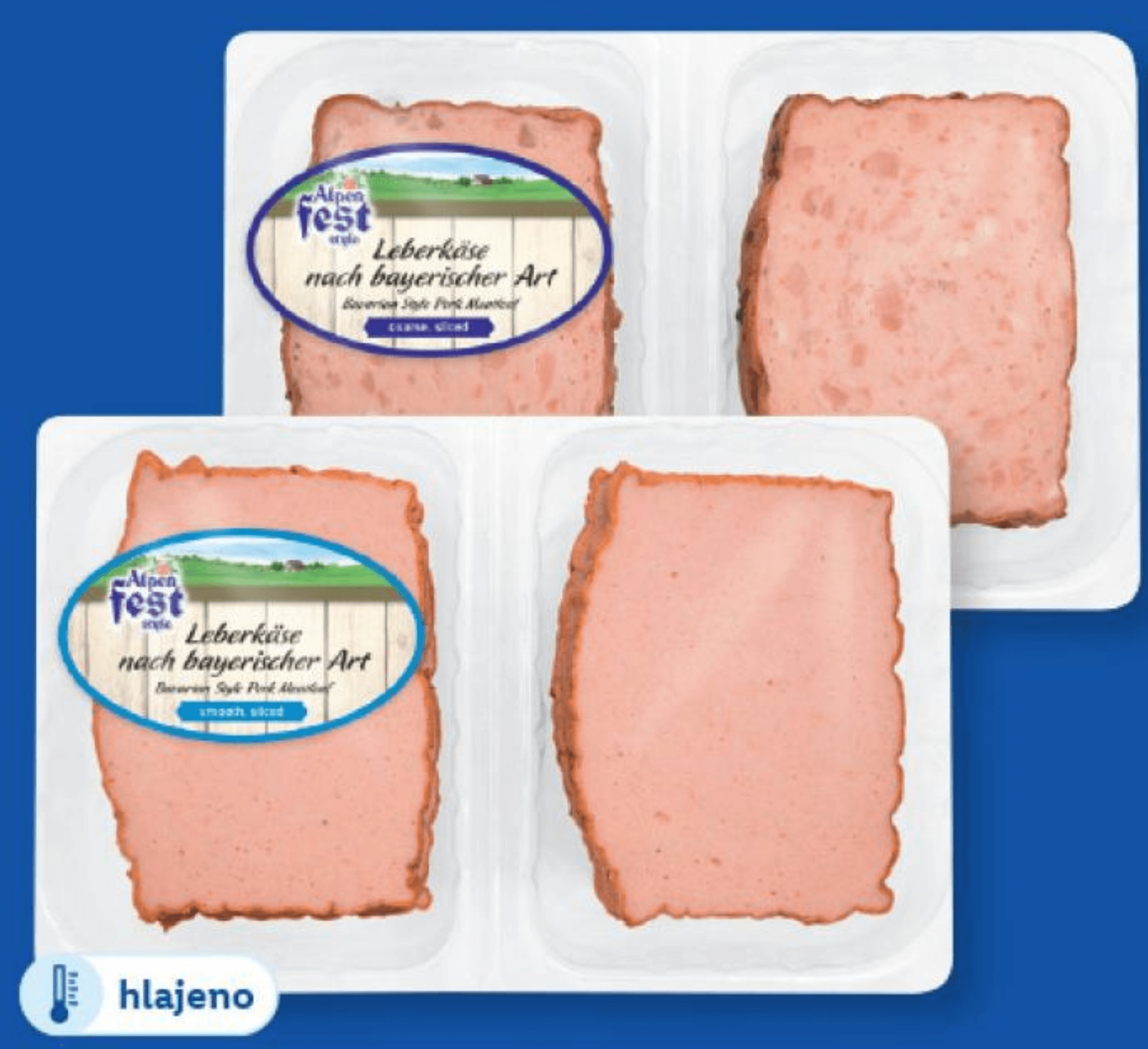 Alpenfest Mini mesni sir v rezinah 400 g