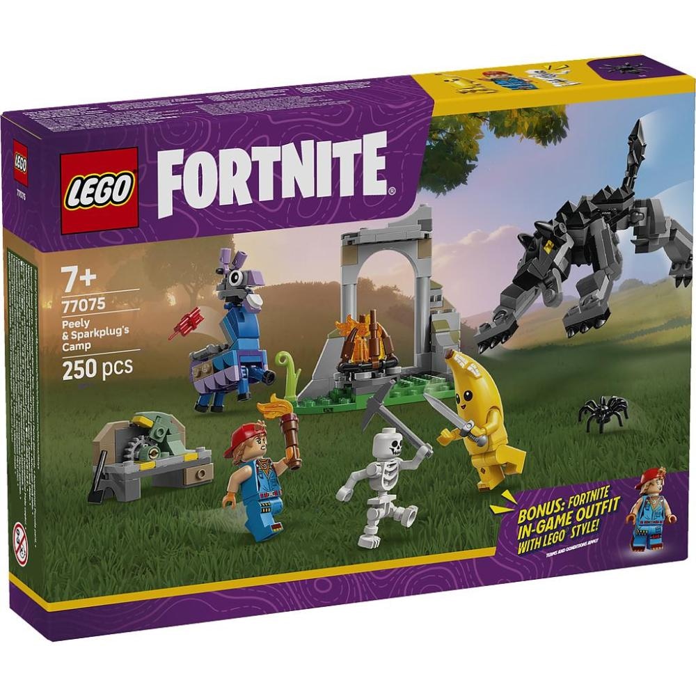 LEGO Fortnite Peelyjev in Sparklugijev Kamp