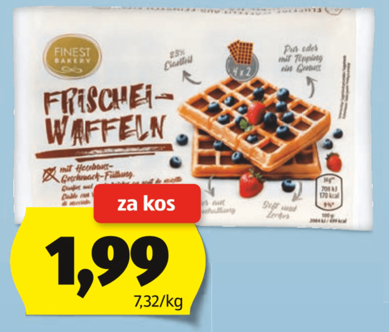 Finest Bakery Polnjeni vaflji 272 g