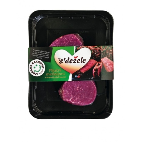 Goveji medaljoni z'dežele 240 g