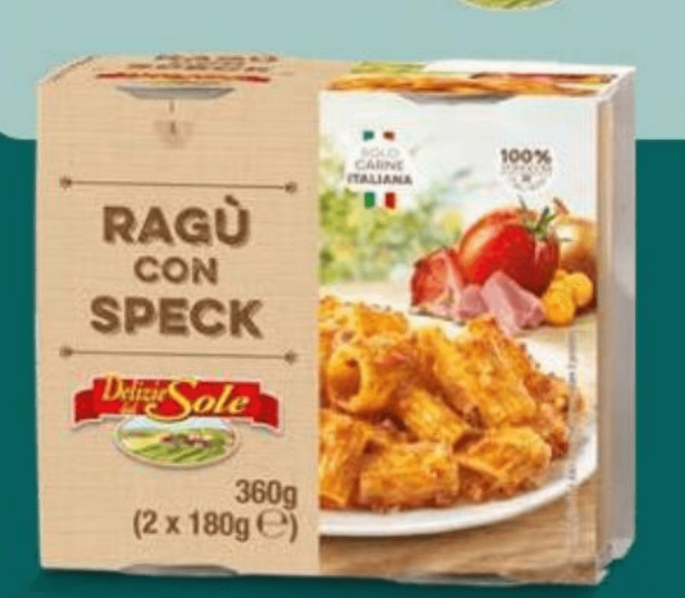 Ragù s koščki dimljenega sušenega stegna 360 g