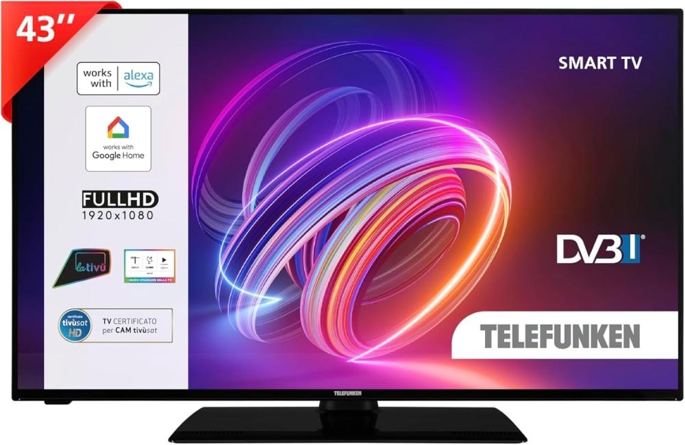LED televizor Telefunken TFL-43VPU1000 108 cm