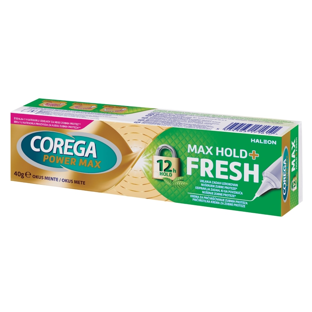 Corega Power Max Pričvrstilna krema za protezo 40 g