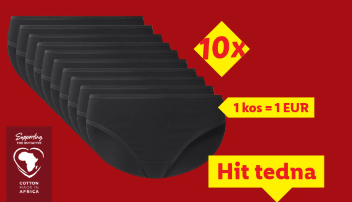 Esmara Ženske spodnjice 10 kosov - Akcija v trgovini Lidl