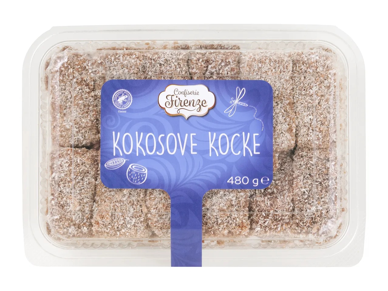 Confiserie Firenze Kokosove kocke 480 g