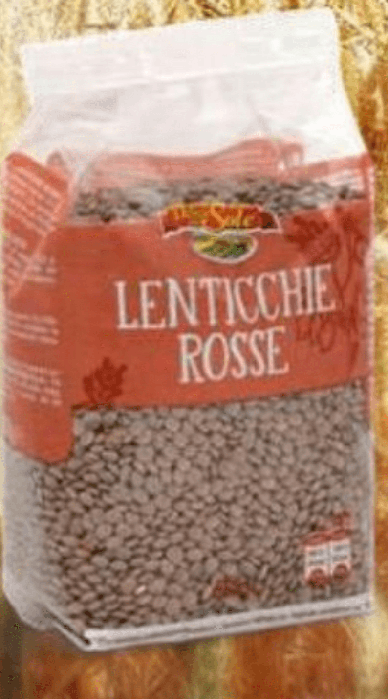 Rdeča leča Delizie Sole 500 g