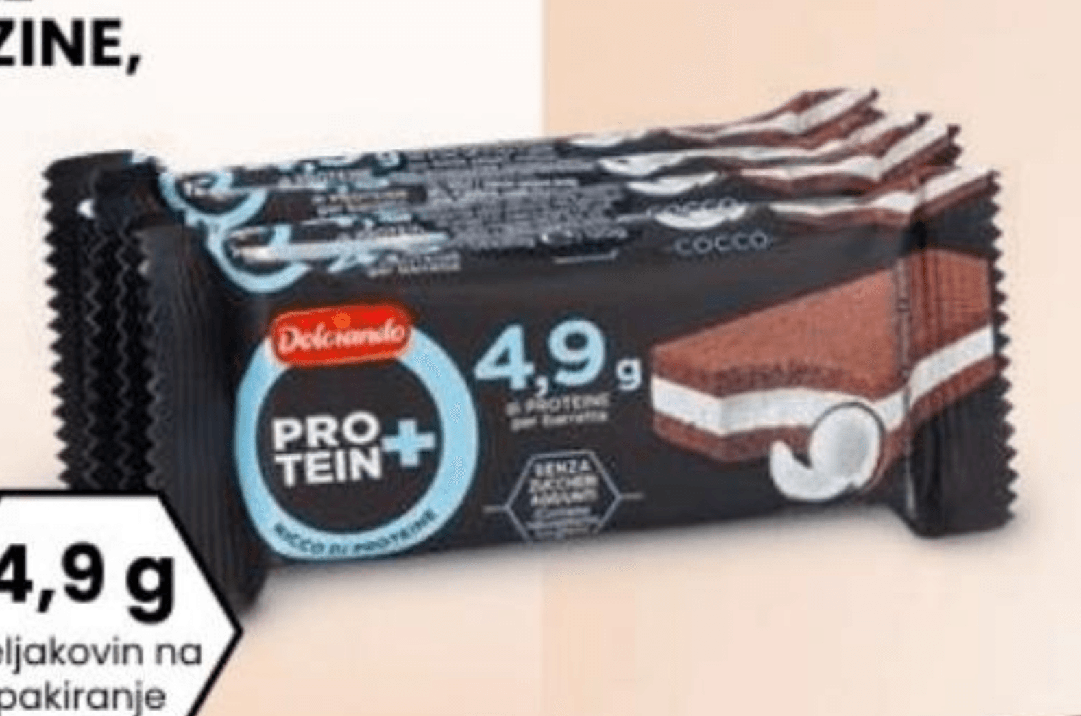 Proteinske sladke rezine, kokos 4 x 30 g