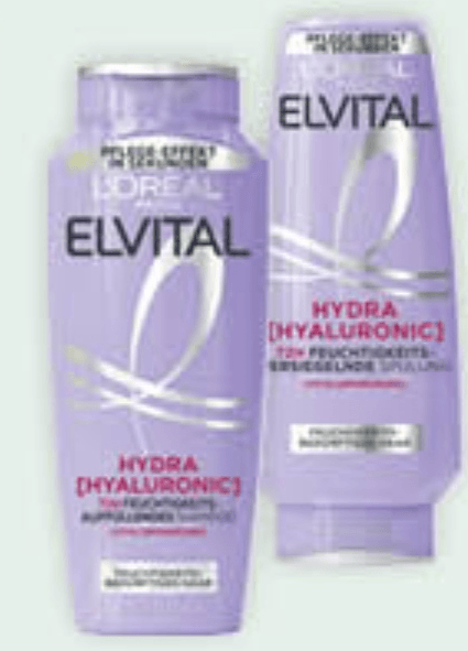 ELVITAL šampon ali balzam za lase 300 ml (šampon), 250 ml (balzam)